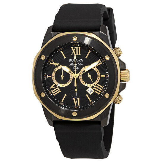 Relógio Bulova Marine Star Cronógrafo Preto Masculino 98B278
