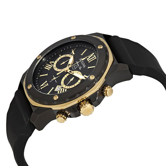Relógio Bulova Marine Star Cronógrafo Preto Masculino 98B278
