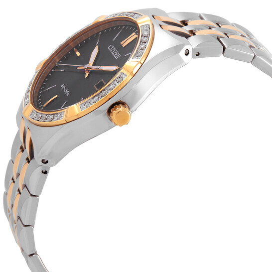 Relógio Citizen Corso Diamante Eco-Drive Preto Masculino BM7644-51E