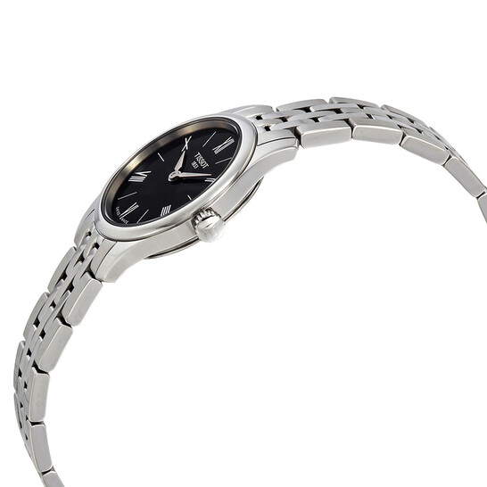 Relógio Tissot Tradition Preto Aço Feminino T063.009.11.058.00