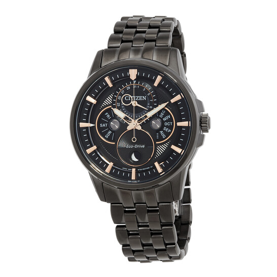 Relógio Citizen Calendrier Multifunção Preto Masculino BU0057-54E