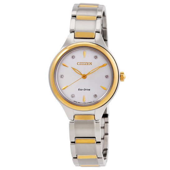 Relógio Citizen Diamante Prata Feminino FE2104-50A