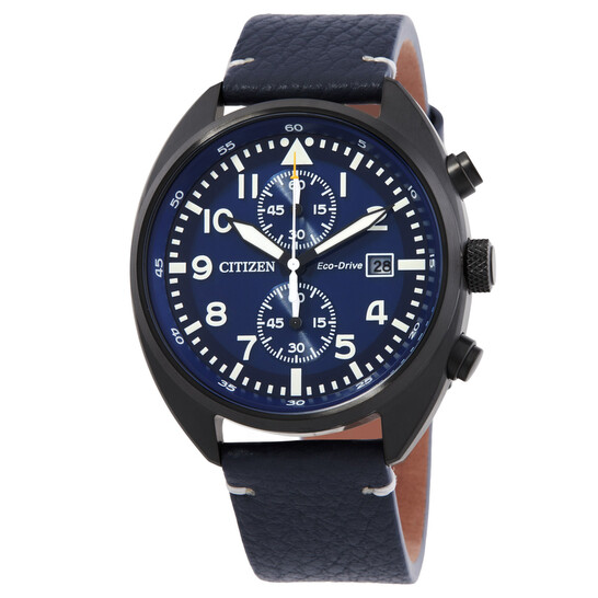 Relógio Citizen Cronógrafo Eco-Drive Azul Masculino CA7048-08L
