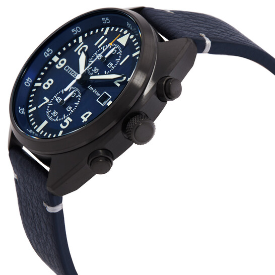 Relógio Citizen Cronógrafo Eco-Drive Azul Masculino CA7048-08L