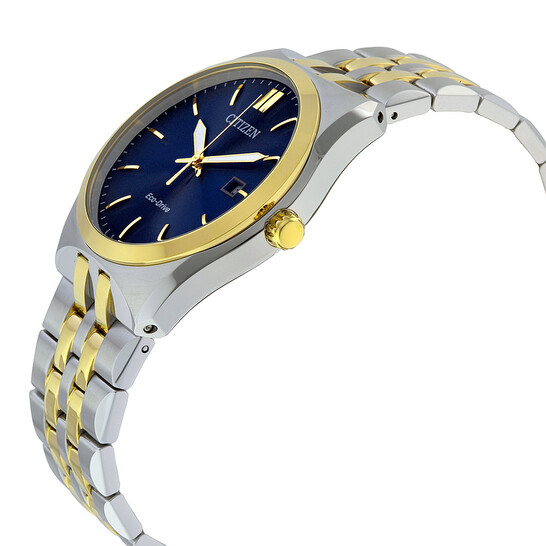 Relógio Citizen Corso Eco-Drive Azul Bicolor Masculino BM7334-58L