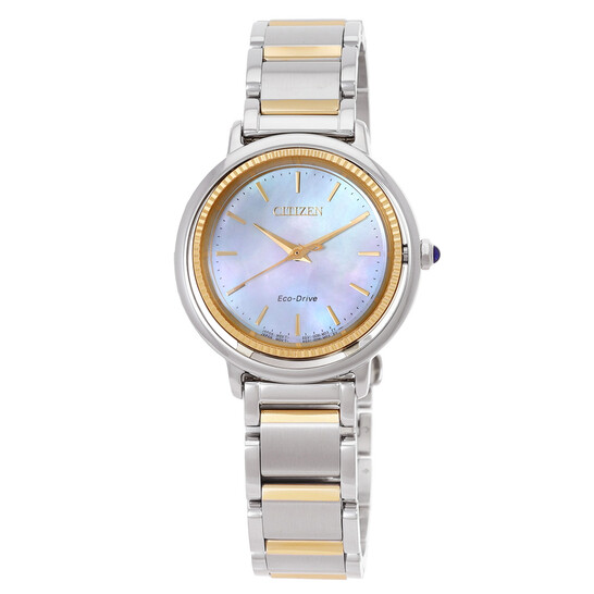 Relógio Citizen L Eco-Drive Madrepérola Bicolor Feminino EM1104-83D