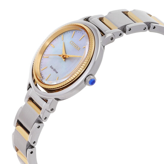 Relógio Citizen L Eco-Drive Madrepérola Bicolor Feminino EM1104-83D