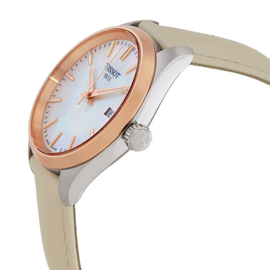Relógio Tissot PR 100 Quartzo Madrepérola Branca Feminino T1502102611100