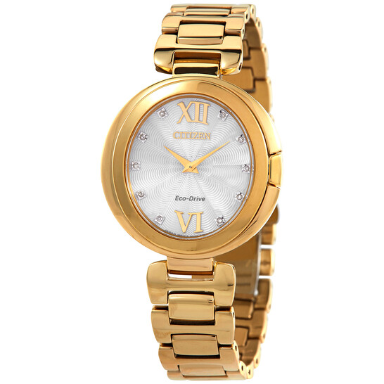 Relógio Citizen Capella Diamante Prata Feminino EX1512-53A