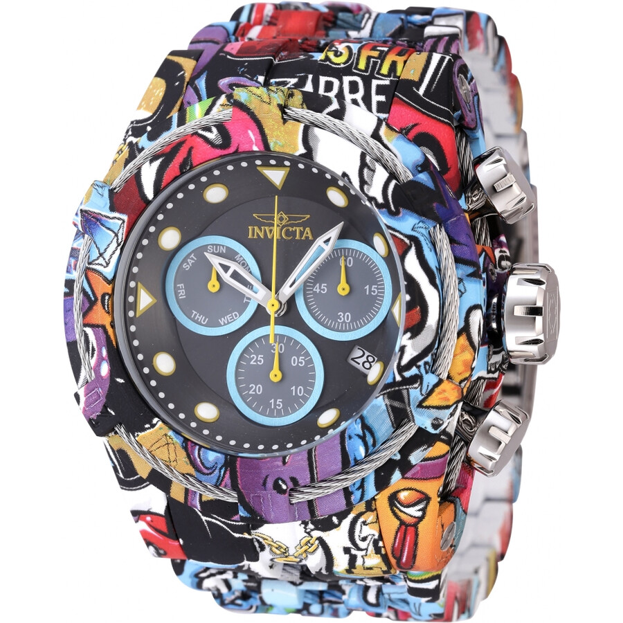 Bolt Chronograph Quartz Black Dial 's