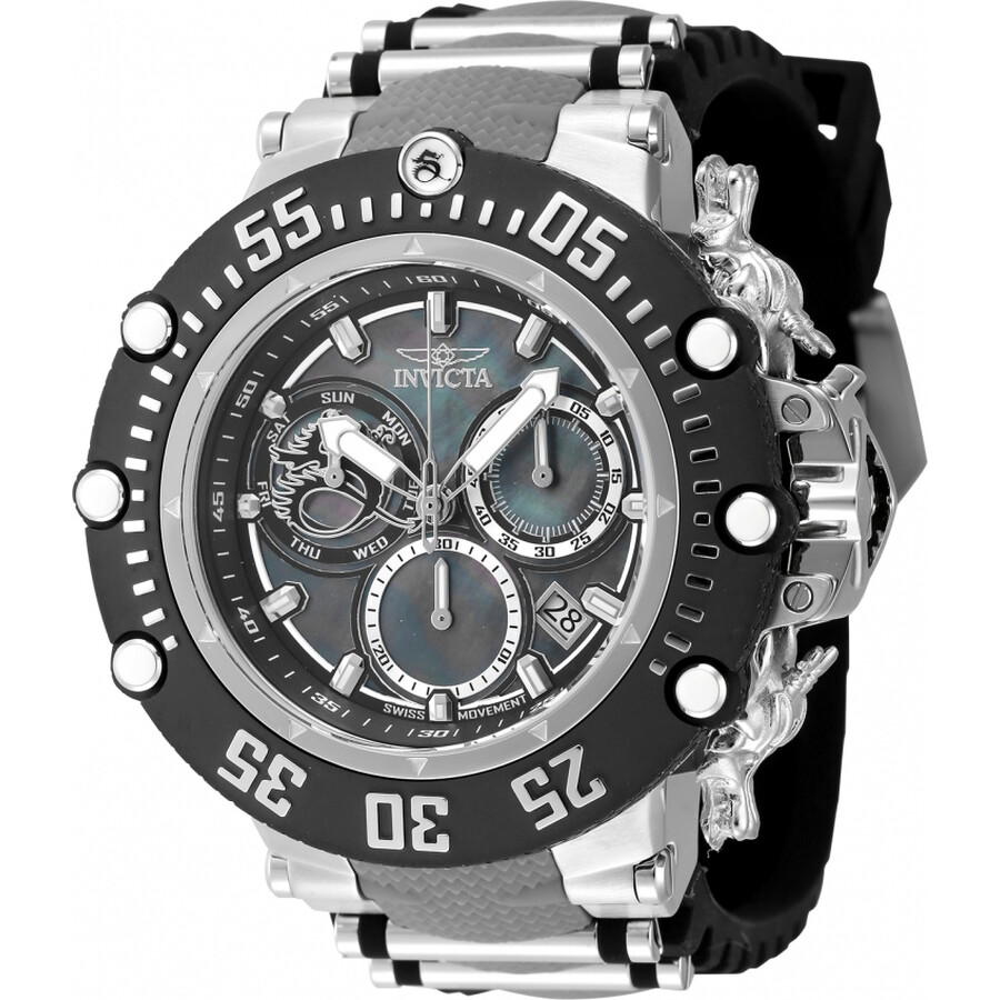 Subaqua Chronograph Quartz Silver Platinum Dial 's
