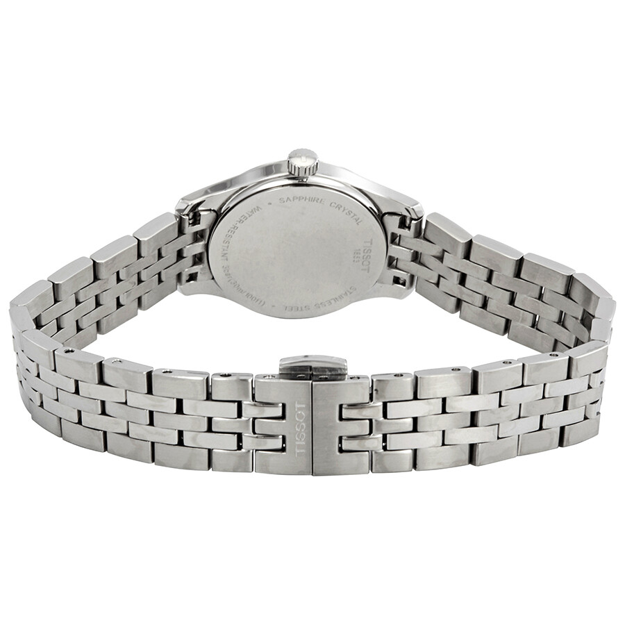 Tradition Black Dial Stainless Steel