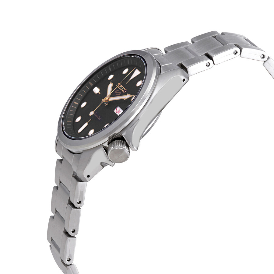 5 Automatic Black Dial Stainless Steel 's